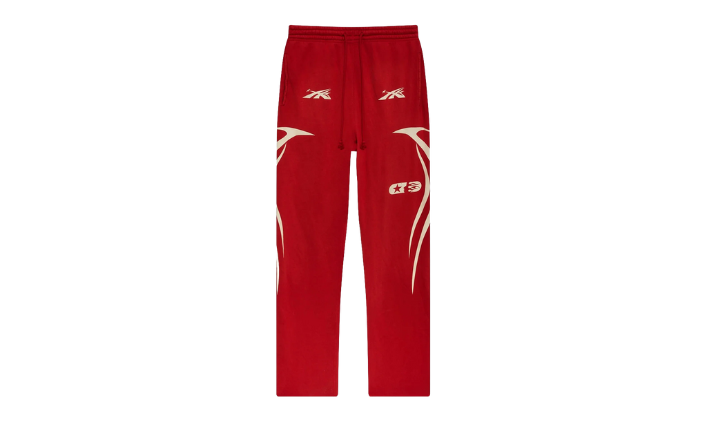 Sports Double Hit Logo Sweatpants "Red" HSR139