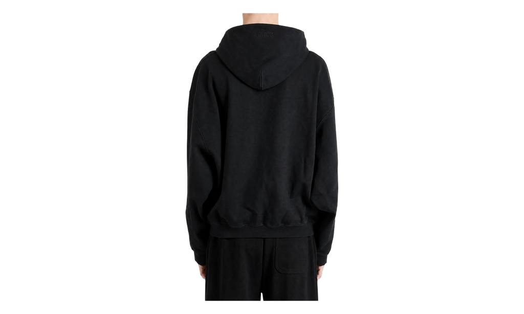 Anarchist Front Zip-Up Hoodie "Washed Black" MH27ZU210B