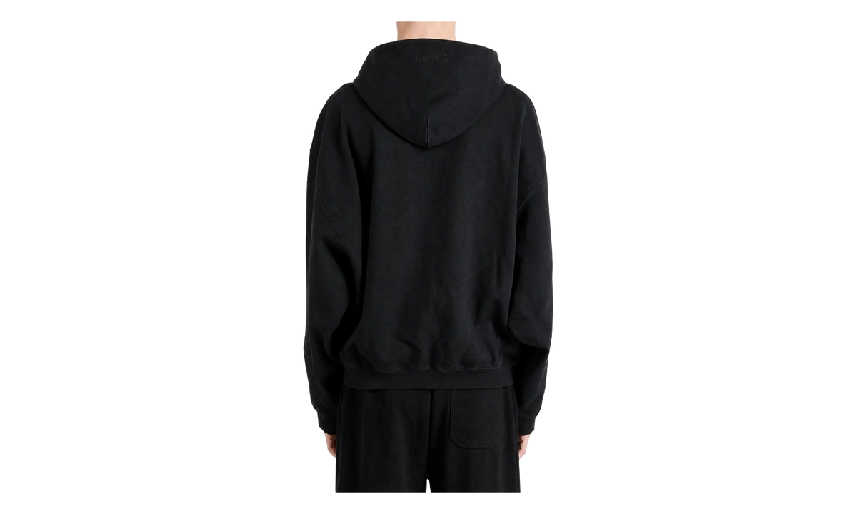 Anarchist Front Zip-Up Hoodie "Washed Black" MH27ZU210B