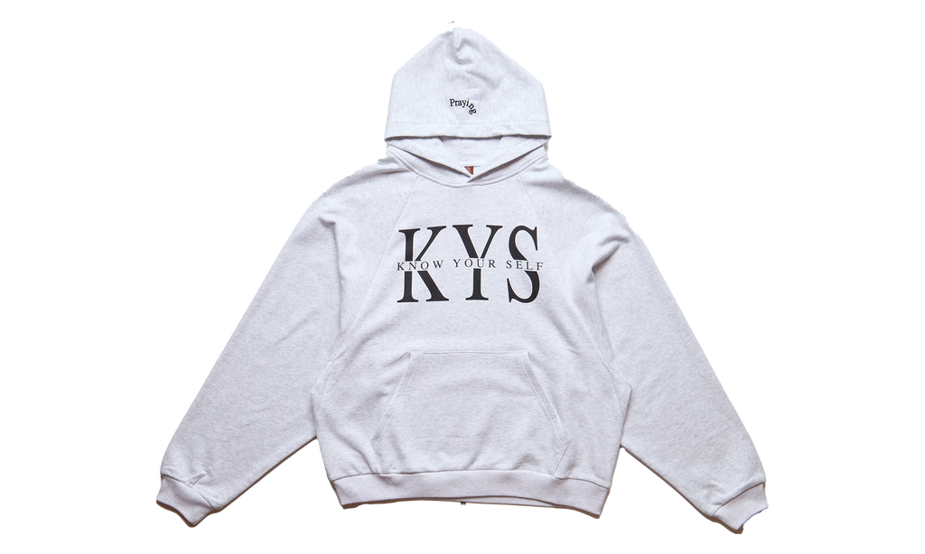 KYS Hoodie "Grey" PRAY240924