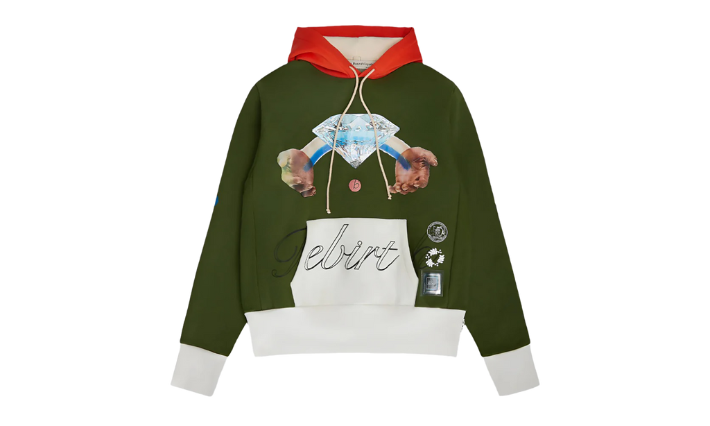 Birthstone Pullover Hoodie - April "Olive" ABC FW24 H021(EY04)