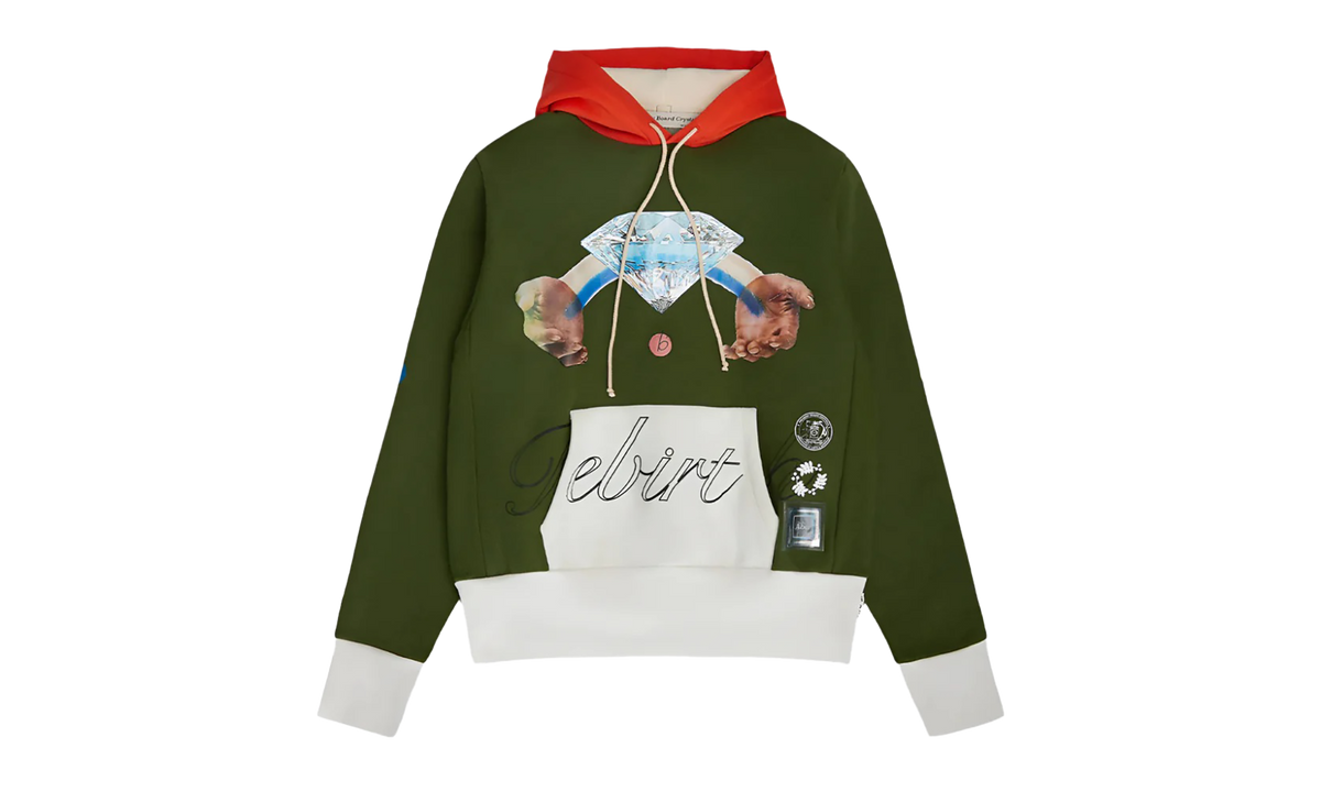 Birthstone Pullover Hoodie - April "Olive" ABC FW24 H021(EY04)