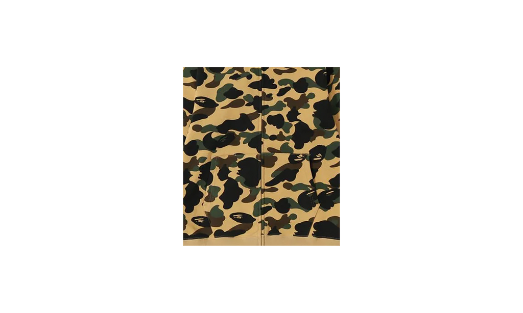 1st Camo Shark Full Zip Hoodie 'Yellow' "YELLOW" 001ZPJ801009M YLW