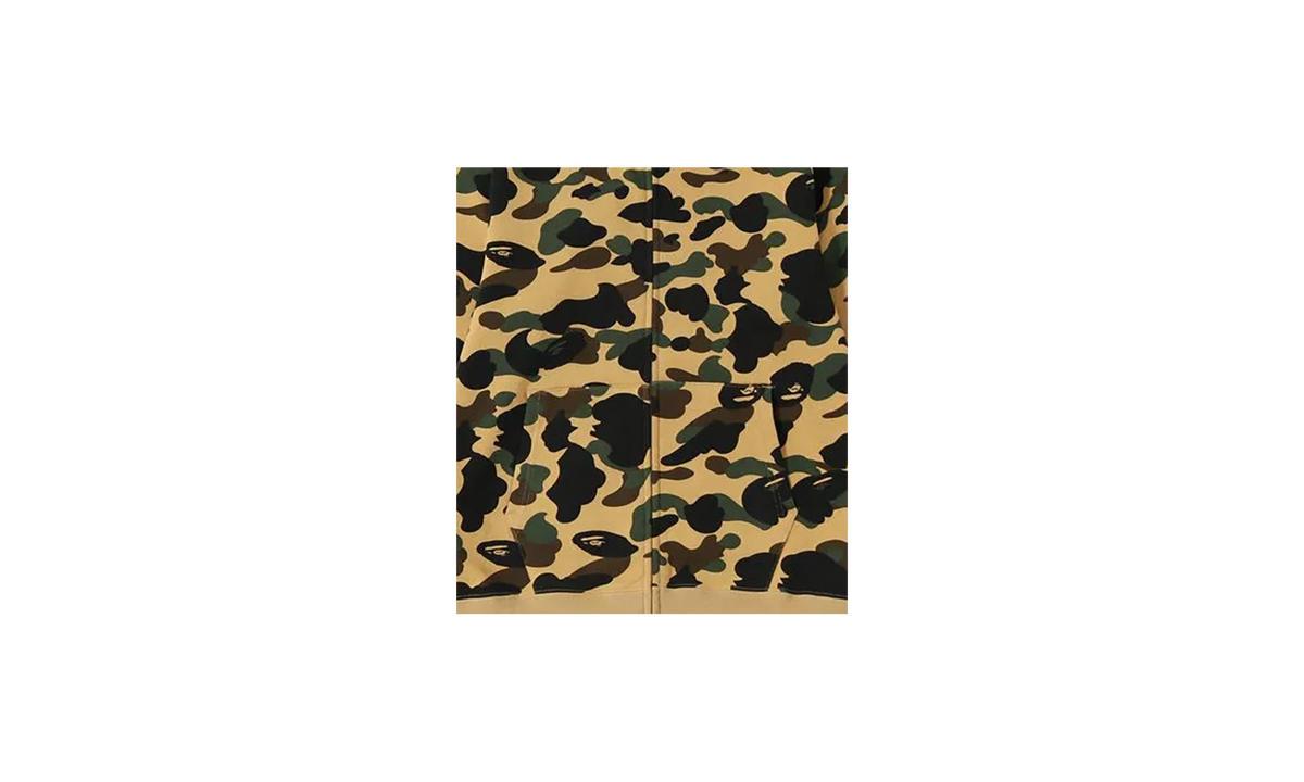 1st Camo Shark Full Zip Hoodie 'Yellow' "YELLOW" 001ZPJ801009M YLW