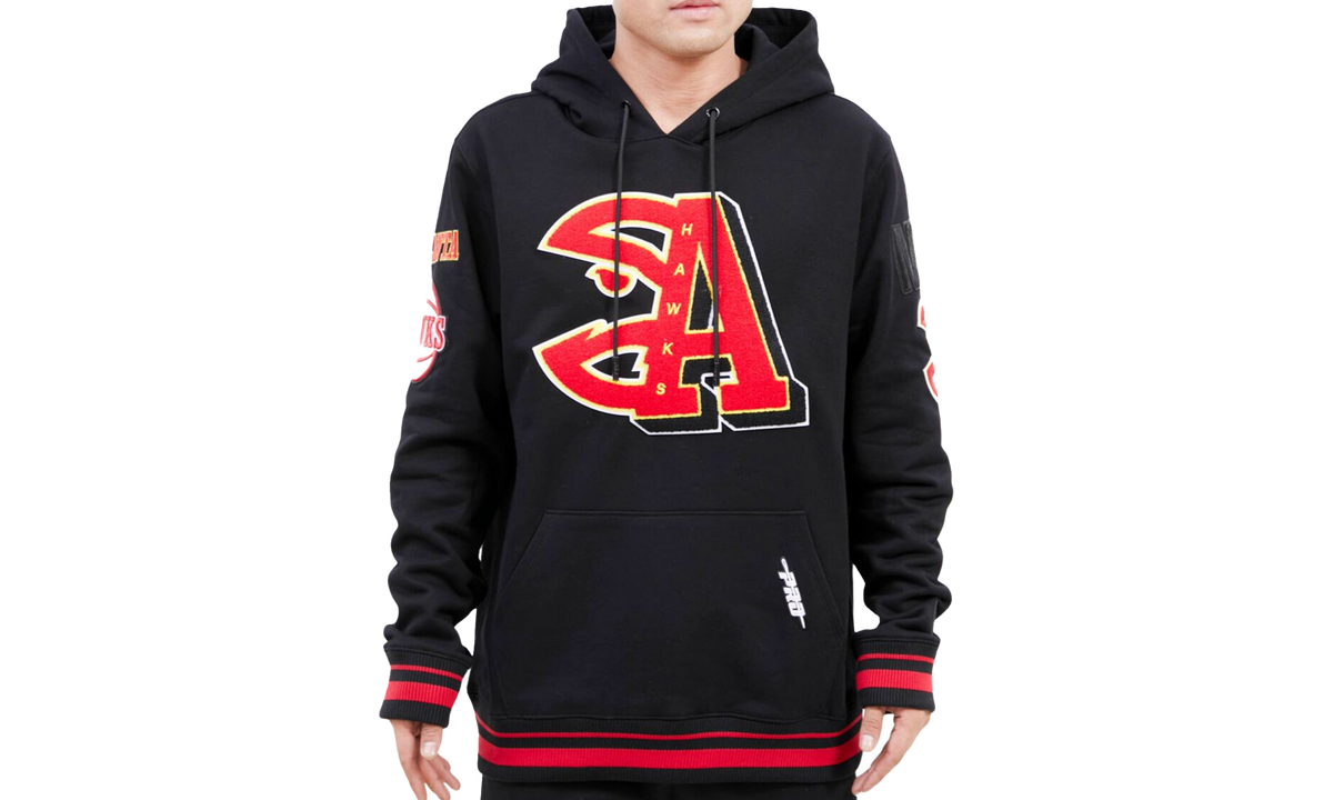 NBA Atlanta Hawks Mash Up Logo P/O Hoodie "Black" BAH554162 BLK