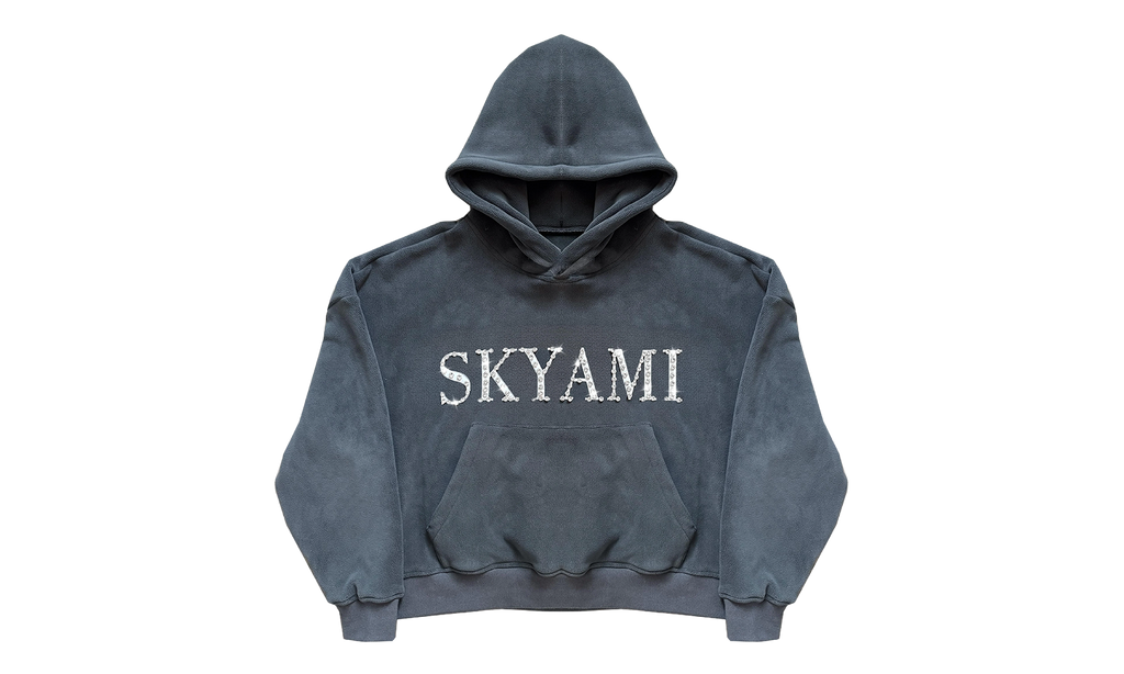 Skyami Rhinestone Hoodie "Black" 77S005