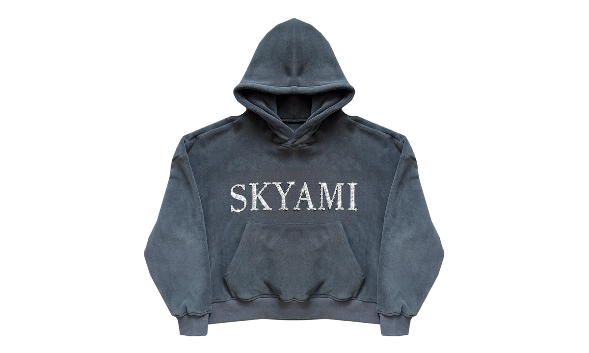 Skyami Rhinestone Hoodie "Black" 77S005