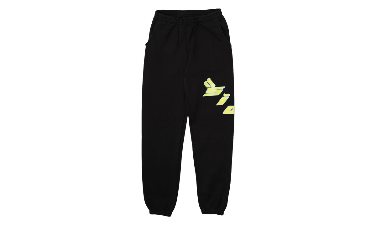 Bornfrompain OG Pain Sweatpants "Black / Lime" SCK010
