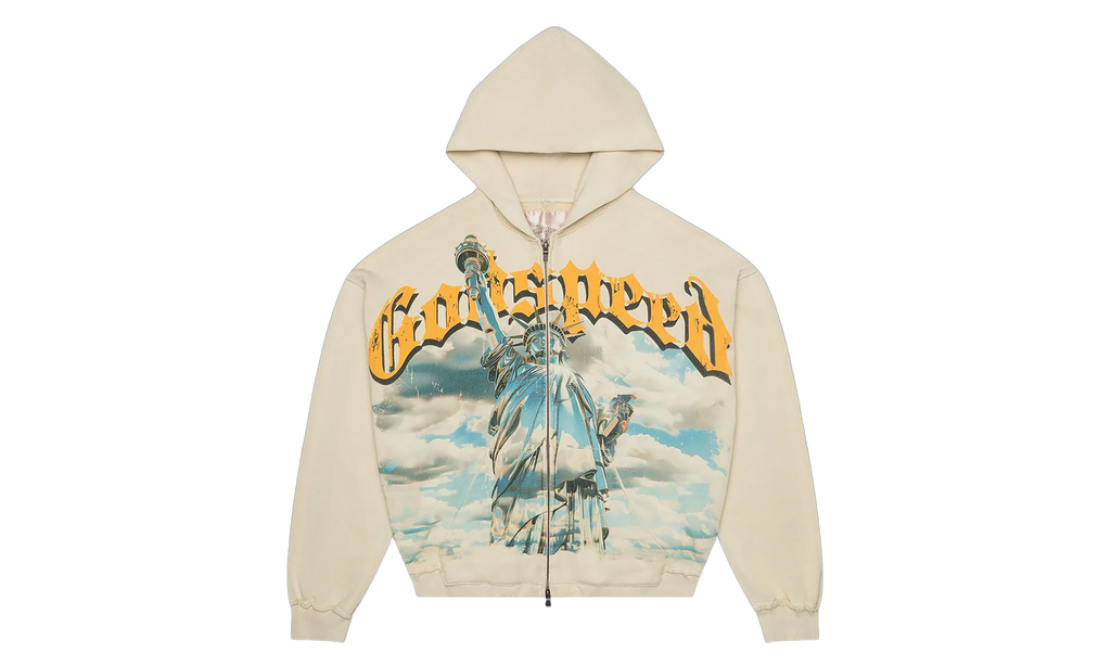 Sunken Liberty Zip Hoodie V2 "Bone" GS619