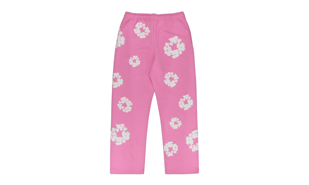 Cotton Wreath Sweatpants "Pink / White" DT929