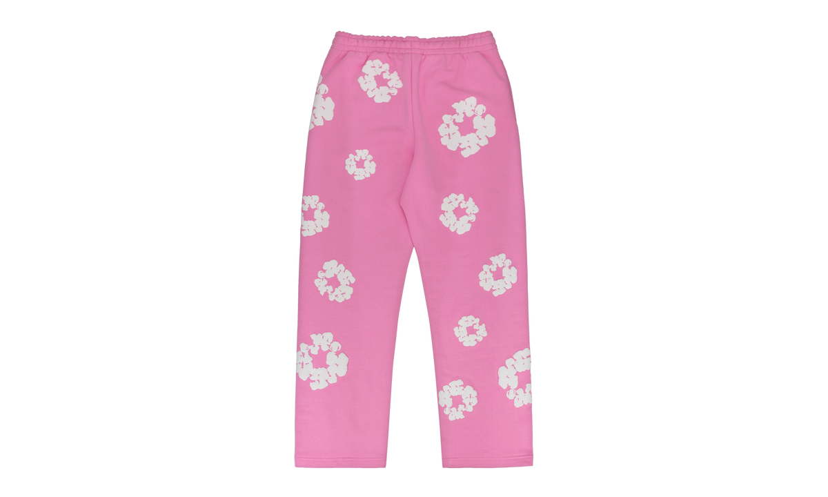 Cotton Wreath Sweatpants "Pink / White" DT929