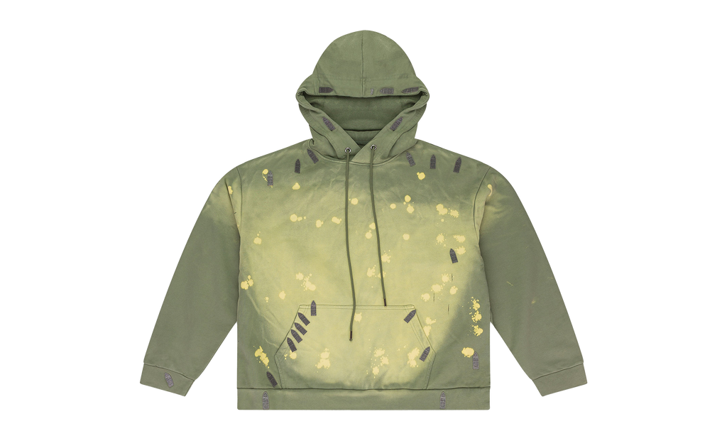 Overdyed Hardware Hoodie "Sage" 1110410011SS24