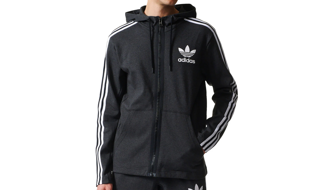 Curated Full Zip Hoodie "Black / White" BR4249