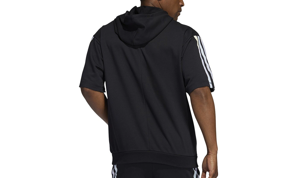 Donovan Mitchell Short Sleeve Hoodie "Black" HB6757