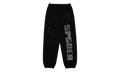 Rhinestone Silk Sweatpants "Black" SP5der541