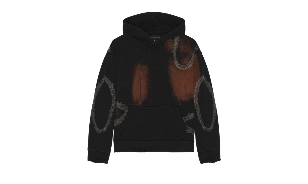 Windowed Pullover Hoodie "Black" BJXY5ANG