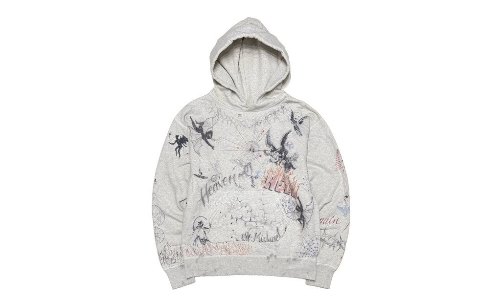 Graffiti Hoodie "Light Grey" SM A21 0000 056