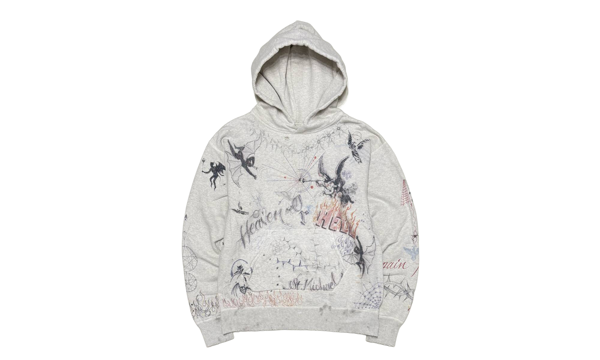Graffiti Hoodie "Light Grey" SM A21 0000 056