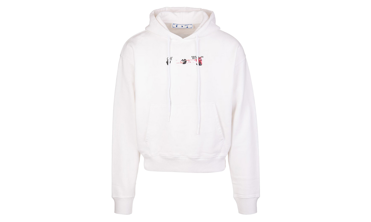 Arrow Logo-Print Pullover Hoodie "FUCHSIA" OMBB037F21FLE0150132