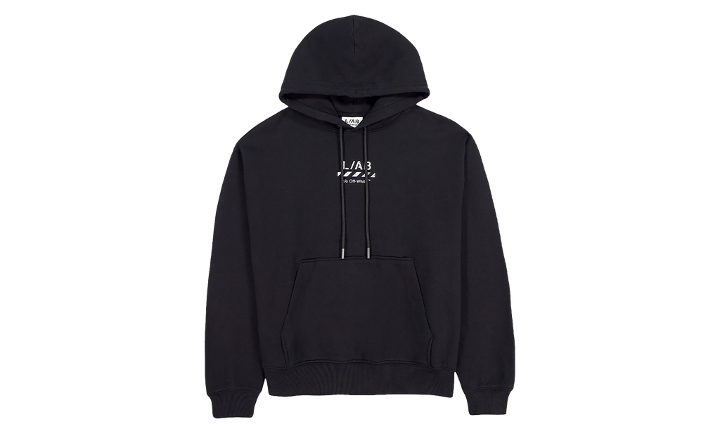 Diag Pullover Hoodie "Black" LABF26K051-BLK