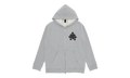 Y Not Cross Patch Zip-up Hoodie "Grey" CHRM0472