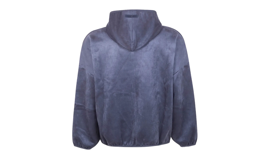 Suede Fleece Modern Hoodie "Iron Grey" 192HO256942F