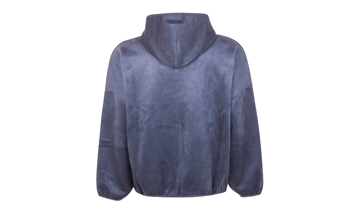 Suede Fleece Modern Hoodie "Iron Grey" 192HO256942F