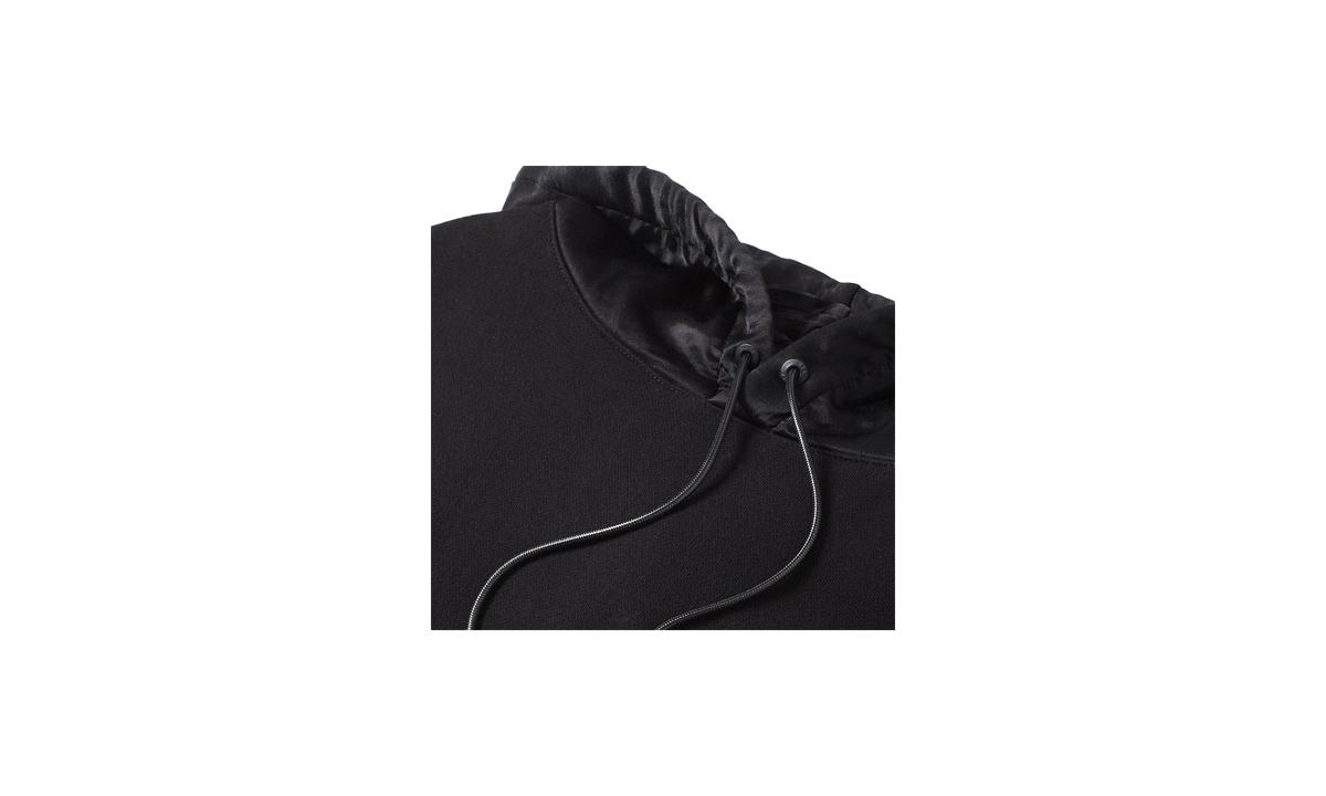Silk Hoodie "black" 35892695138454