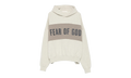 Essentials Cropped Relaxed Panelled Hoodie "Seal Vanilla Heather / Seal" RW00283 0134