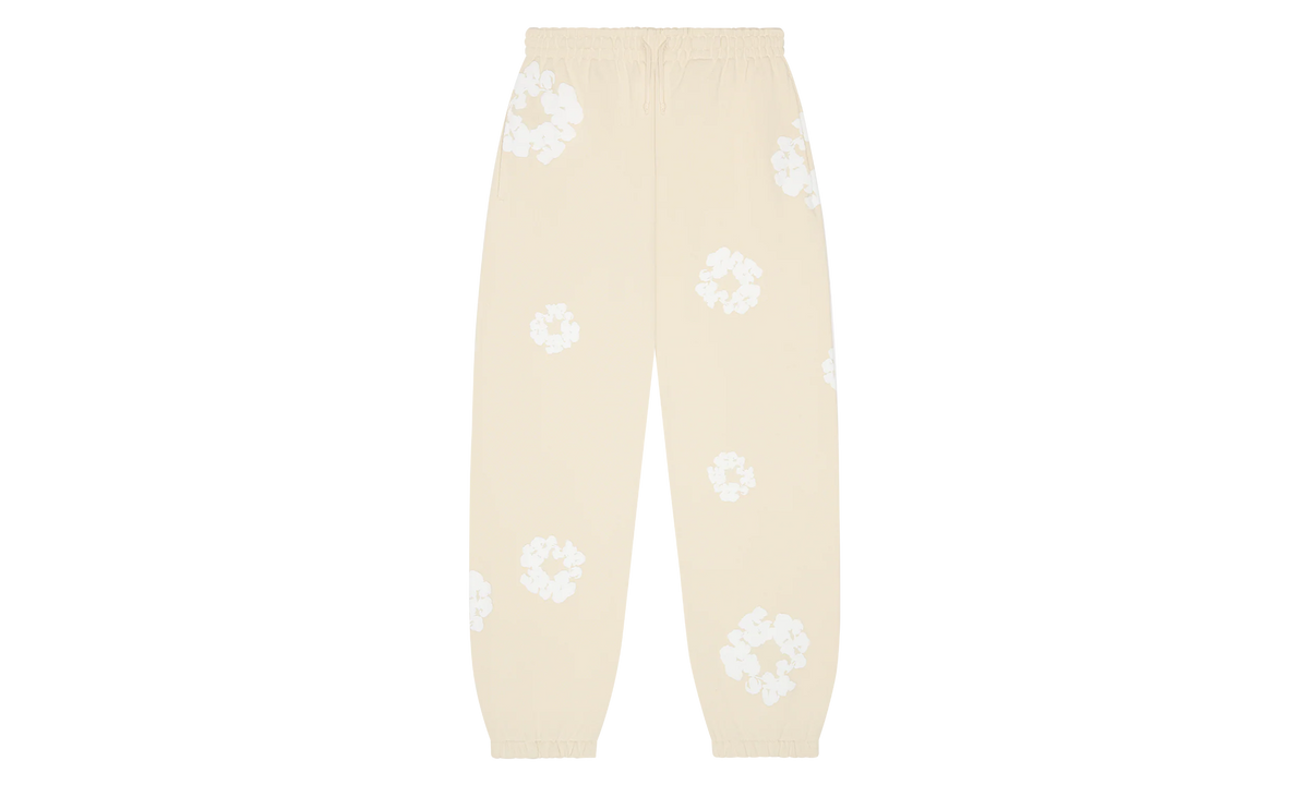 Cotton Wreath Sweatpants "Oatmeal" DT259
