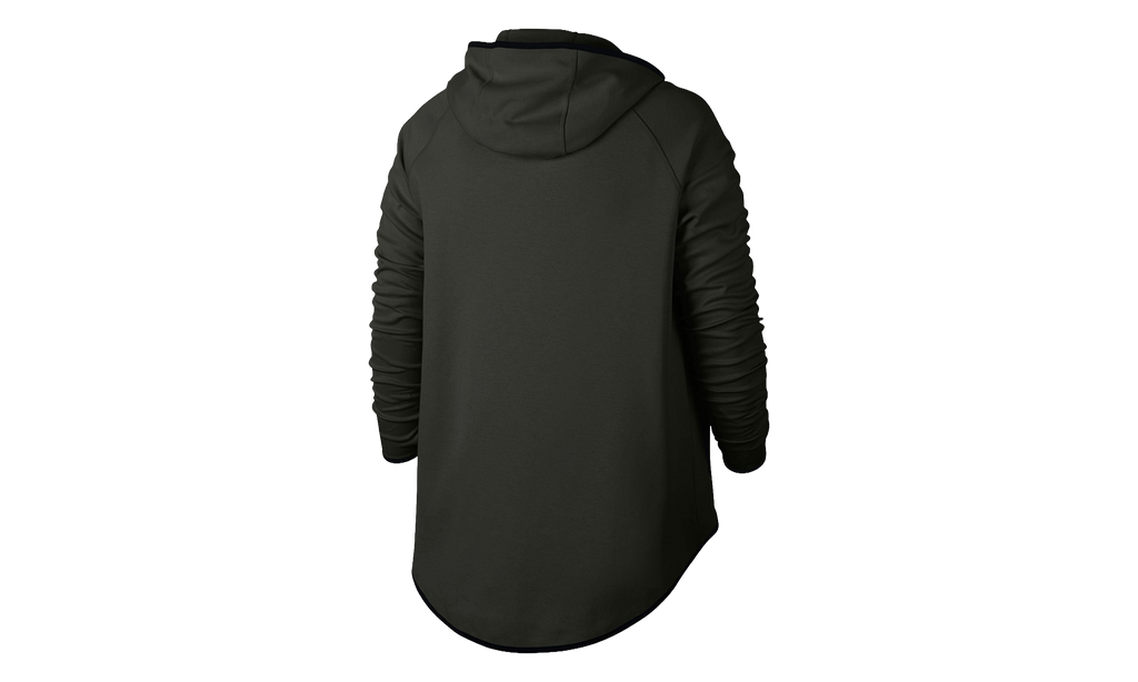 Tech Fleece Full Zip Cape Hoodie WMNS "Olive / Black" AH3969 355