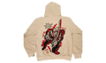 Bandaged Samurai Pullover Hoodie "Cream" WL081