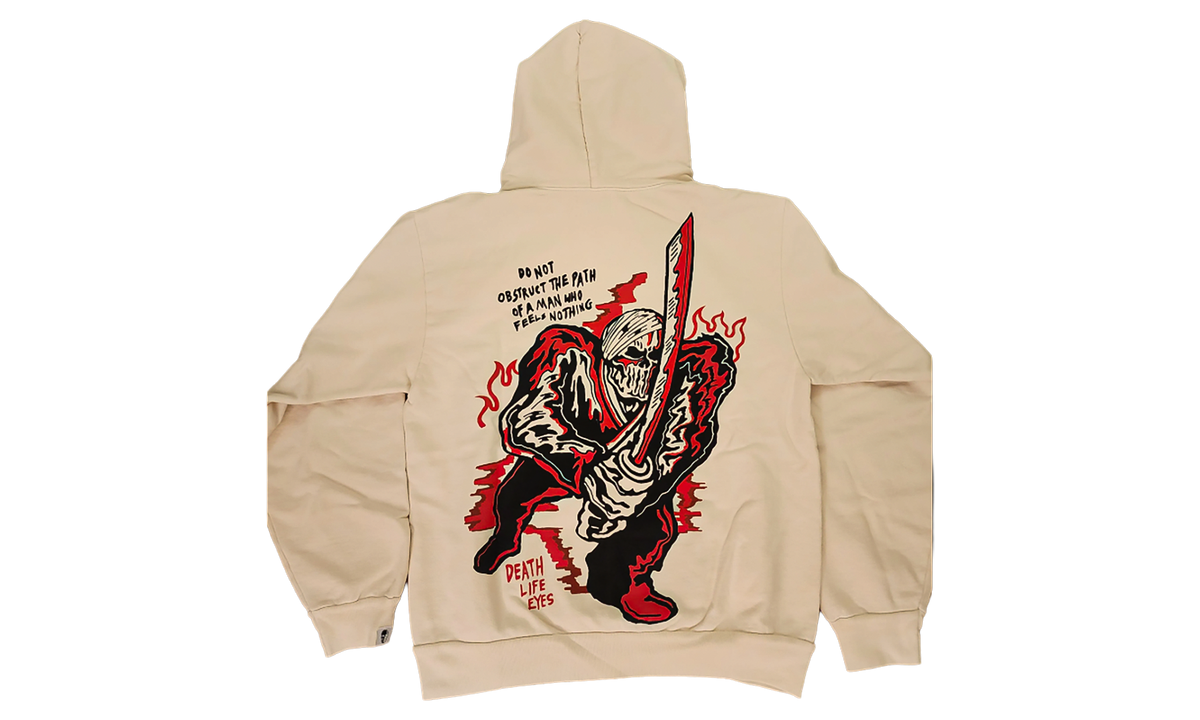 Bandaged Samurai Pullover Hoodie "Cream" WL081