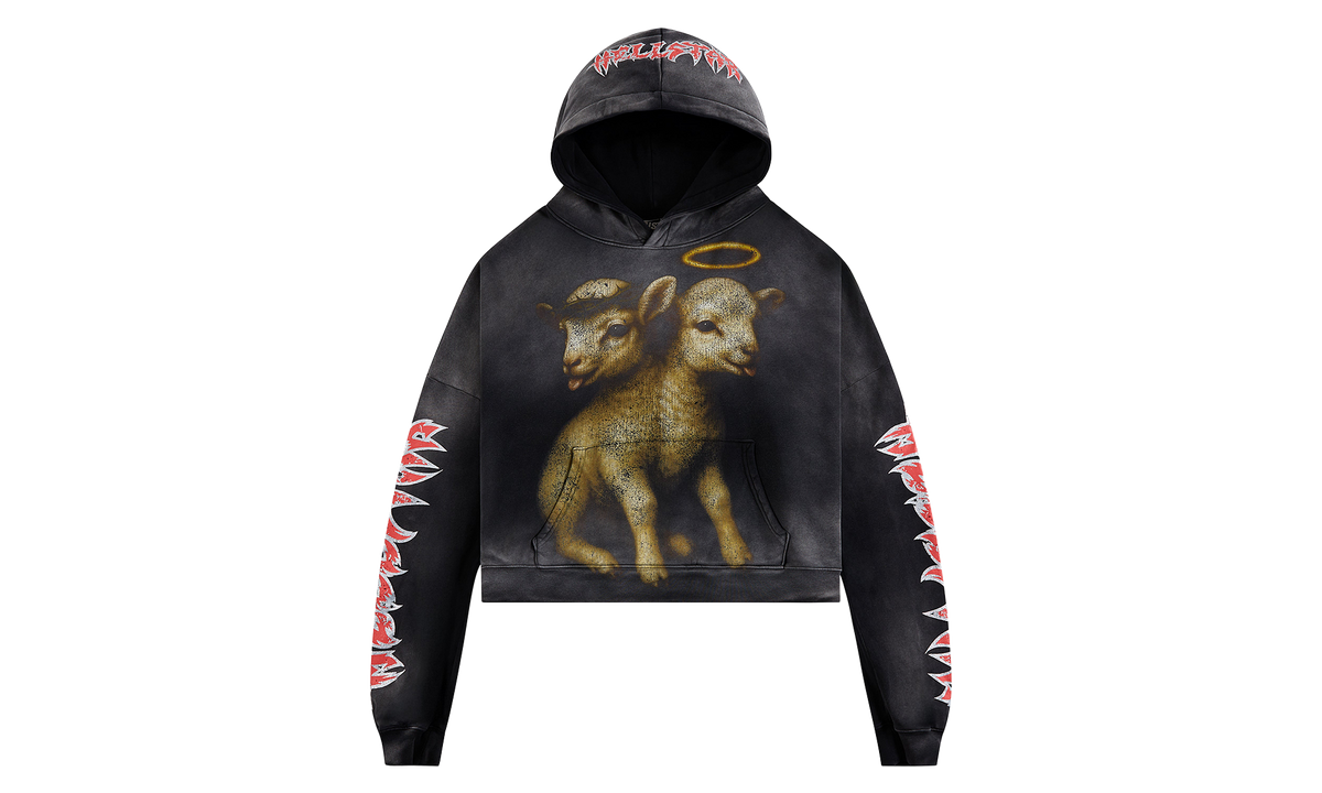 Lamb Hoodie "Black" HSR234