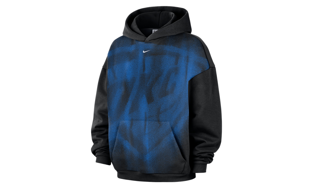 Standard Issue Fleece Basketball Hoodie "Oklahoma City Thunder -Black / White / Blue" IQ2561 010