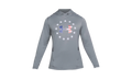 Freedom Tech Terry PO Hoodie "Steel / White" 1323105 035