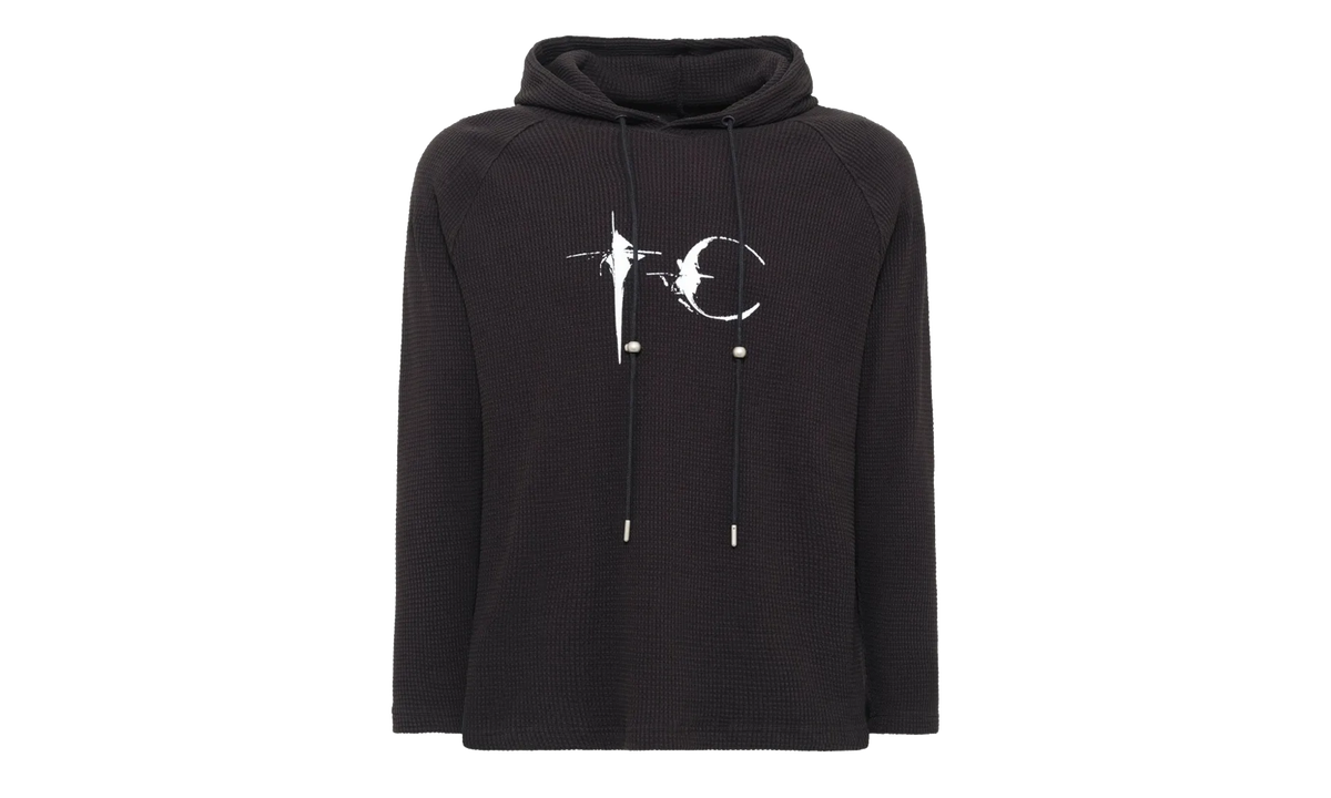 Bulk Shoulder Waffle Hoodie "Black" TC26TS0902
