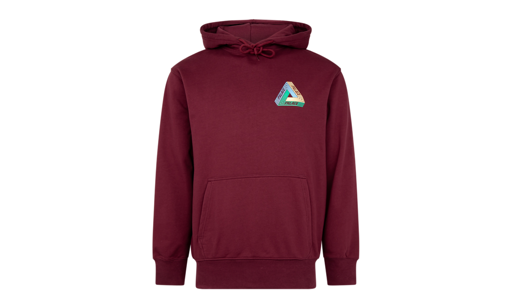 TRI-DART HOODIE "BURGUNDY" P19HD091