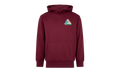 TRI-DART HOODIE "BURGUNDY" P19HD091