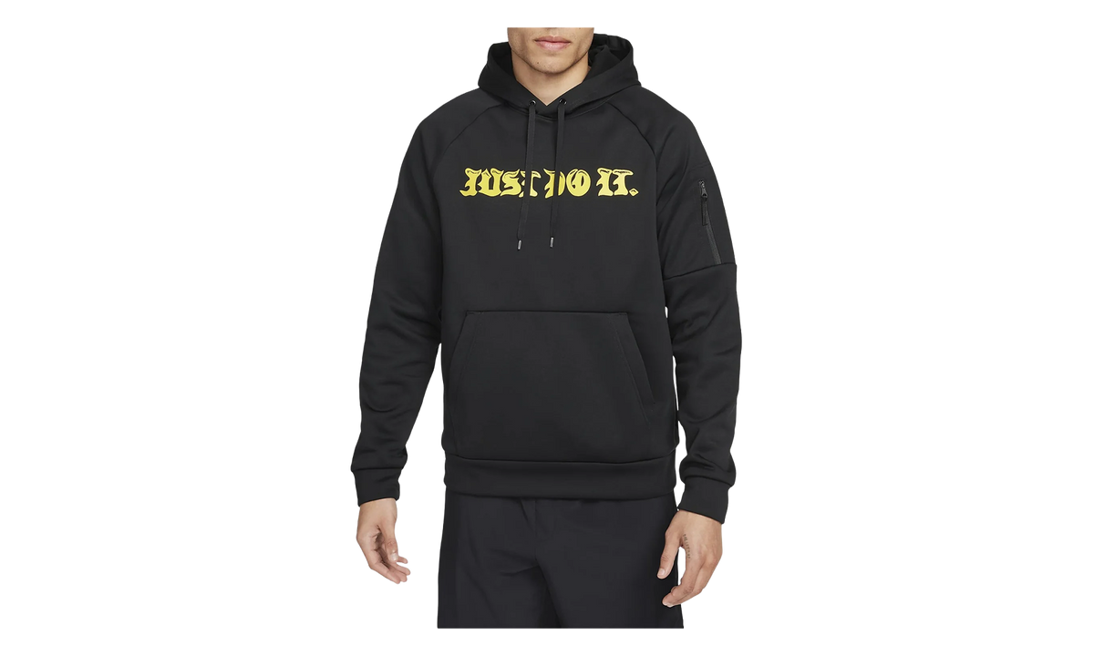 Therma-fit Fitness Pullover Hoodie "Black / Black / Vivid Sulfur" FB6887 010