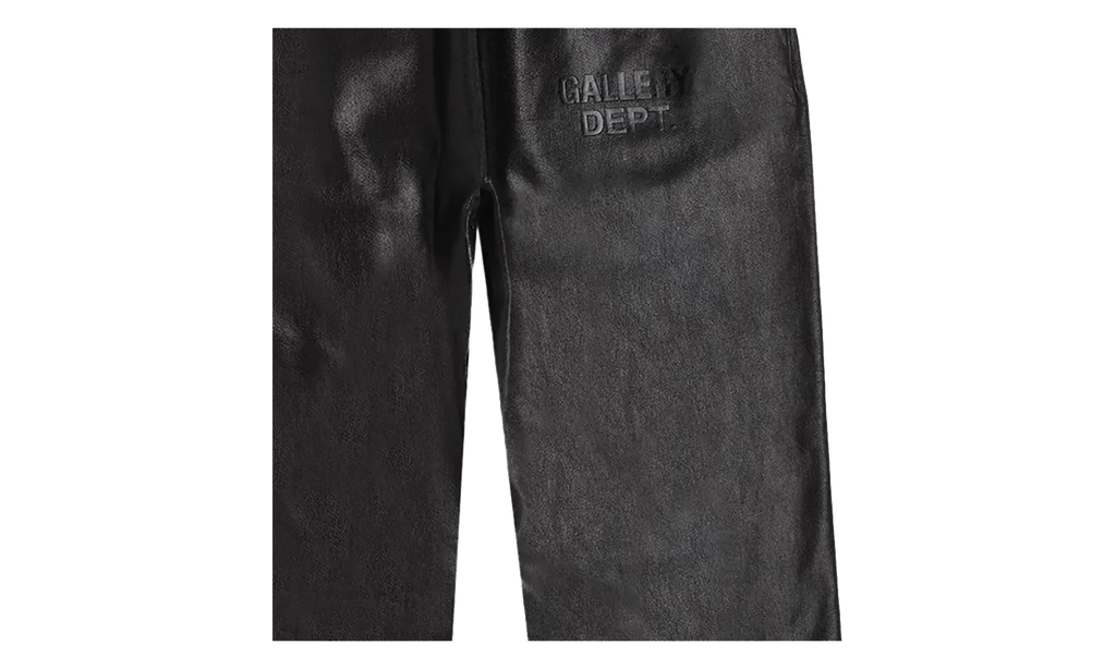Logo Waxed Sweatpants "Black" GD326