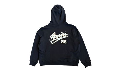 22 Distressed Logo Hoodie "Black / White" SS23MJG007 001