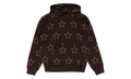 Every Tear Is A Star All Over Print Hoodie "Brown" DT747