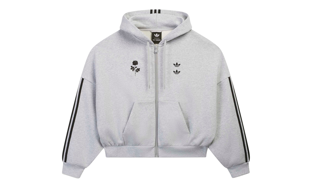 Full Zip Logo Hoodie "Willy Chavarria - Grey" KV2250