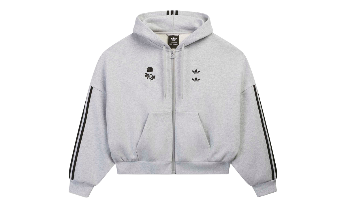 Full Zip Logo Hoodie "Willy Chavarria - Grey" KV2250