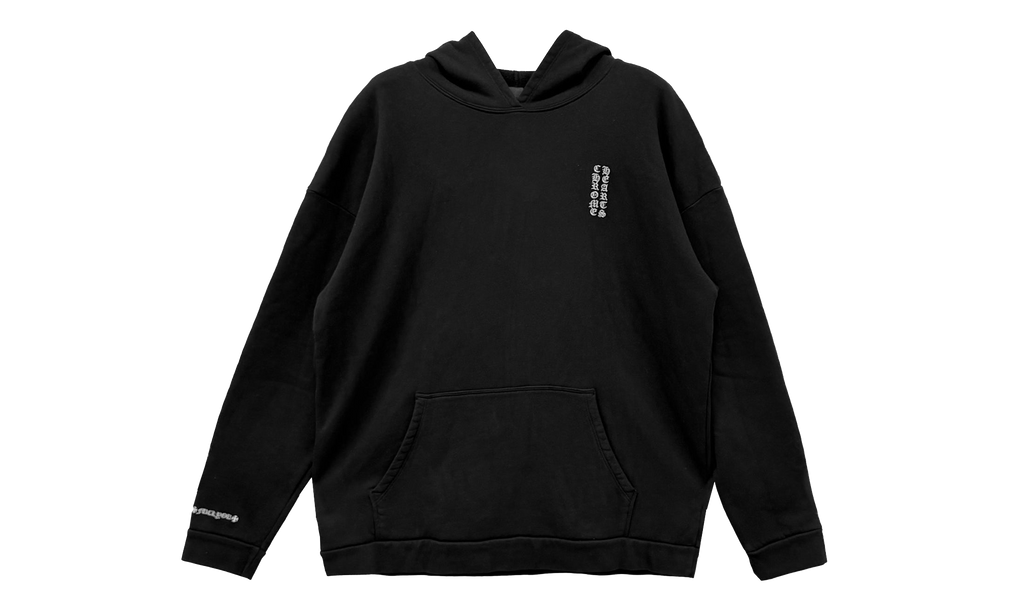 Embroidered Vertical Logo Hoodie "Black" CHRM1218