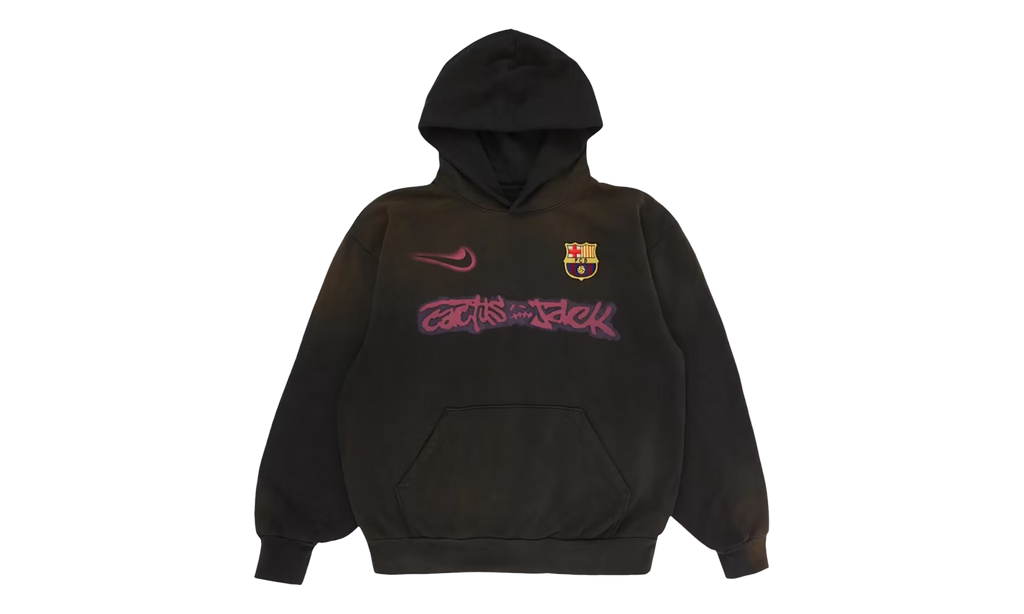 NIKE X FCB SPRAY LOGO HOODIE "Cactus Jack - Black" CPFM11