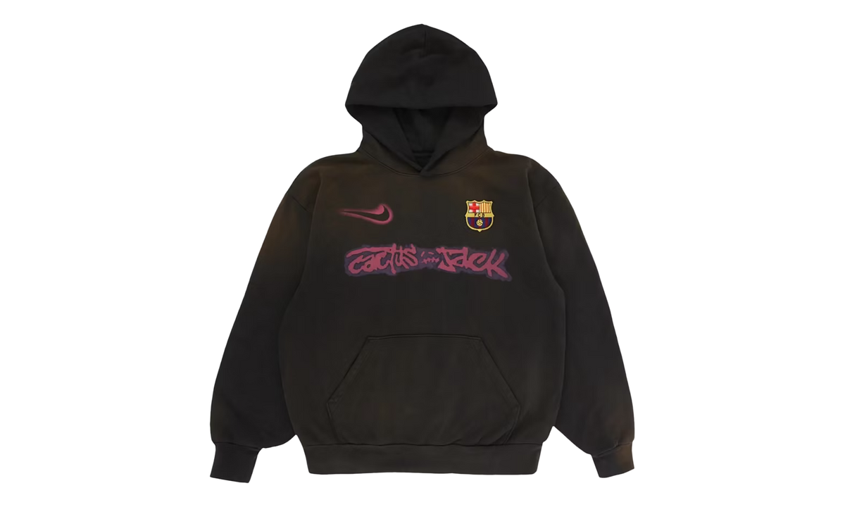 NIKE X FCB SPRAY LOGO HOODIE "Cactus Jack - Black" CPFM11