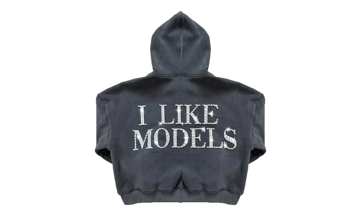 Skyami Rhinestone Hoodie "Black" 77S005