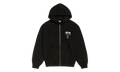 WORLD TOUR ZIP HOODIE "Black" STUS457